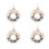Plastic Star Tree Topper with Donut Candy Ornament 1 Piece 2