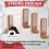 3 Pack Non-Destructive Wood Wall Hooks - Adhesive Wall Hooks - Boho Decorative Wall Hooks 6