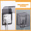 ULTNICE Waterproof Outlet Cover PVC Black 3 pcs 8