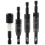 Self Centering Drill Bits Set,3/32in, 7/64in, 1/8in Self-Centering Hinge Drill Bit for 1/4 in Centering Hinge Drill Bit 6