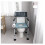 Folding Height-Adjustable Commode Chair with Bucket 440 lbs 2
