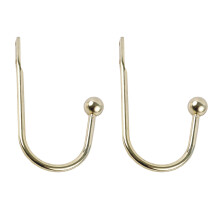 Brass Curtain Holdbacks Wall-Mounted Metal 2 Pack