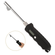 HOMEMAXS Truck Tire Pressure Gauge Black Heavy Duty