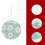 White Ceramic Daisy Ornament Vintage Wildflower 1 4