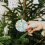 White Ceramic Daisy Ornament Vintage Wildflower 1 7