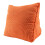 Solid Color Reading Backrest Cushion Wedge Pillow Thick Lumbar Back Pad 2