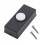 Black Wired Doorbell Push Button 5.5 x 2.4 x 1.5 cm 1