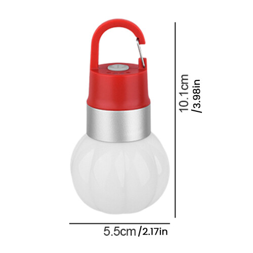 LED Camping Tent Lantern Portable Red Detachable Bottle Cap 1