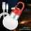 LED Camping Tent Lantern Portable Red Detachable Bottle Cap 6