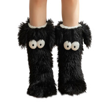 Women's Plush Fleece Floor Socks Warm Cozy Non-Slip