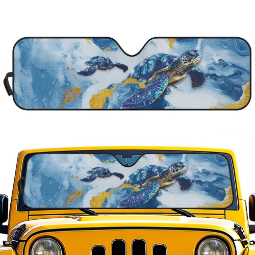 Foldable Windshield Sunshade for Jeep Wrangler JL/JLU