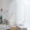 Transparent Window Screen Curtains Grey 52x84 in 2 Panels 5