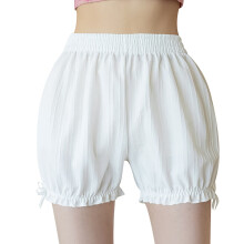 Women's Slip Shorts White Under-Dress Thigh-Support Shorts