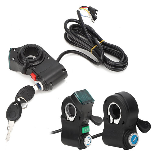 Electric Scooter Throttle Grip Accessory Black