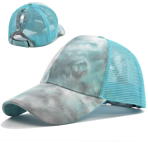 Women's Summer Ponytail Baseball Cap Mesh Sun Hat