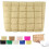 Quilted Makeup Bag for Women Solid Color Large Capacity 1