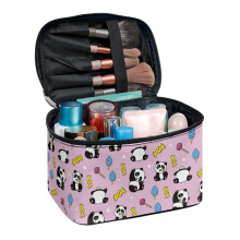 Panda Cosmetic Travel Bag Large Makeup Organizer with Brush