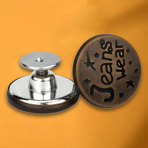 Jean Buttons Bronze 3 Pack 17mm Replacement 2