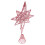 Christmas tree top star gold octagon small pink bauble 1