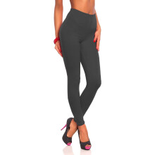 Women's High Rise Knit Leggings Black XS-XXL 27" Inseam