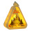 Christmas Triangle Lantern with LED Lights White 1
