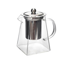 Glass Teapot with Stainless Steel Infuser 350 550 750 950 mL