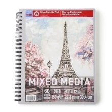 Artist's Loft Mixed Media Paper Pad 9 x 12 in 6 Pack