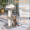 91cm Cat Tree, Cat Tower with Scratching Post, Bed, Perch, Removable Cushion for Indoor Kittens, Grey 6