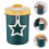 Cereal Cup Dark Green 12x7 cm 304 Stainless Steel 1 Pc 1