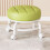 Round Rolling Stool with 360-Degree Wheels 1