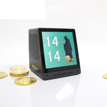 MO01 TV 770KH/S 17W BTC SOLO Minerador de Loterias com Display de Mercado Alto-Falante Carregador Sem Fio 3 em 1 Plugue Do Reino Unido
