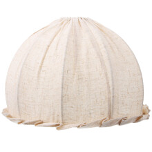 Replacement Lamp Shade for Tea Room Beige Fabric Metal