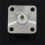 10X N Type Female Jack RF Coax Connector 4-Hole Panel Mount with Solder Cup,Silver 6