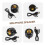 Portable  Speaker Universal Type-C Sound Box Type-C Plug in Mobile Phone Amplifier External Wired Home Clear Black 2
