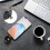 Portable  Speaker Universal Type-C Sound Box Type-C Plug in Mobile Phone Amplifier External Wired Home Clear Black 3