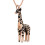Giraffe Pendant Necklace Stainless Steel Ashes Keepsake 1
