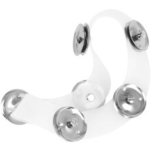 High Hat Cymbals Drum Bell Tambourine with Silicone 1 Piece