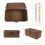Seagrass Hand Woven Storage Box Storage Box Storage Basket Makeup Organizer Multipurpose Container with Lid 2