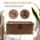 Seagrass Hand Woven Storage Box Storage Box Storage Basket Makeup Organizer Multipurpose Container with Lid 3