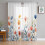 Sheer Curtains Voile Light Filtering 52x108 in Blue Red 3