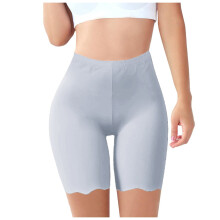 Light Blue Seamless Shapewear Shorts for Women L