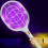 Electric Fly Swatter Mesh Racquet White USB Rechargeable 6