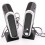 6 Pcs USB Computer Speakers Portable Speaker Stereo 3.5mm with Ear Jack for Desktop PC Laptop 6