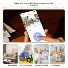 1080P HD WiFi Camera Baby Monitor Security Portable Camera Audio Infrared Night Vision Motion Detection Home