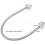 Door  Protection Spring Tube with Triangular Bracket, Anti-Pinch Protection Device, for Security Door Retrofitting 3