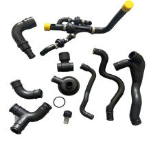 12 Stück 1.8T Motor Abgaskrümmer Kurbelgehäuse Entlüftungsschlauch-Kit für A4 A6 TT für 058133753D 06A103247