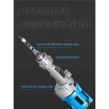 Adapter für Quadratische Bohrer, Quadratische Bohrfixierung für Bohrfutter Von 38 Bis 43 mm, Durchmesser 19 mm