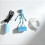 3D Printed Dancing Skeleton Aquarium Bubbler Plastic Fish Tank Dance Skull Ornament Gothic Air Driven 8