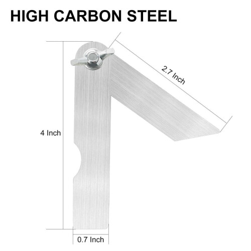 Mini Sliding T-Bevel Gauge 4 Inch Adjustable Carpenter's 1