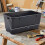 2pcs Paint Scuttle 25L Prodec Black Bucket with Metal Handle Roller Tray Large 4